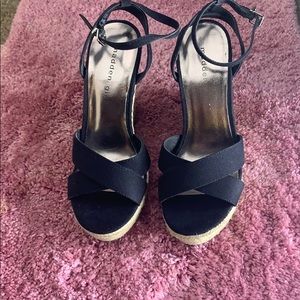Black madden girl wedge heels
